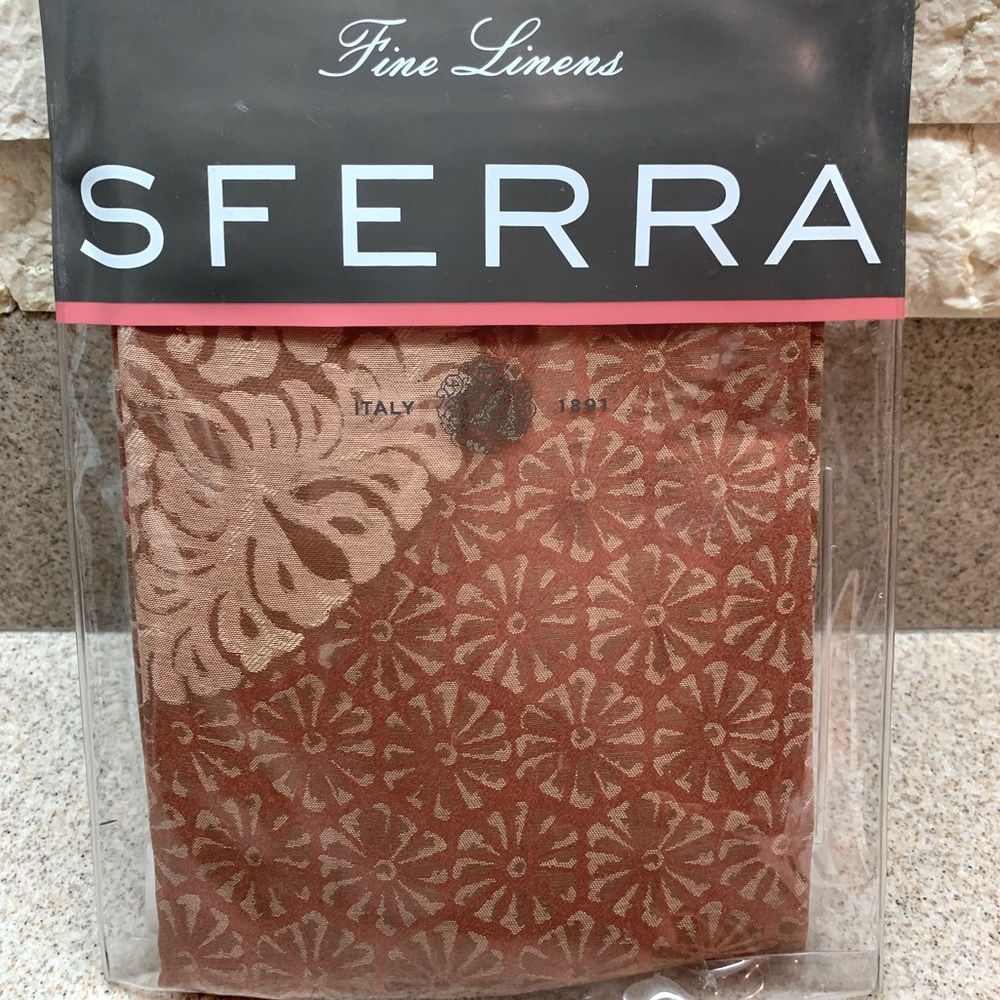 SFERRA 1855 Alanya Auburn Boudoir Sham pillow case